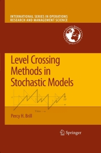 Cover image: Level Crossing Methods in Stochastic Models 9780387094205