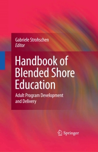 Imagen de portada: Handbook of Blended Shore Education 1st edition 9780387094427