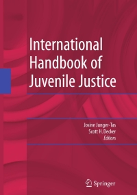 Cover image: International Handbook of Juvenile Justice 9780387094779