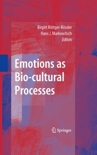 Cover image: Emotions as Bio-cultural Processes 1st edition 9780387741345