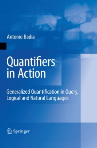 صورة الغلاف: Quantifiers in Action 9781441934949