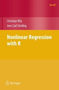 Cover image: Nonlinear Regression with R 9780387096155