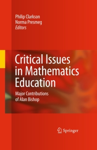 Cover image: Critical Issues in Mathematics Education 1st edition 9780387096728