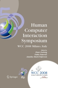 Imagen de portada: Human-Computer Interaction Symposium 1st edition 9780387096773