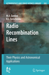 Cover image: Radio Recombination Lines 9780387096049