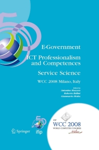Cover image: E-Government ICT Professionalism and Competences Service Science 1st edition 9780387097114