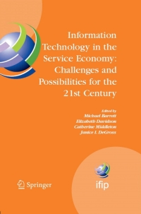 Cover image: Information Technology in the Service Economy: 1st edition 9780387097671