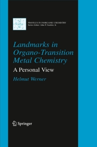 Cover image: Landmarks in Organo-Transition Metal Chemistry 9780387098470