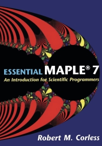 Cover image: Essential Maple 7 2nd edition 9780387953526