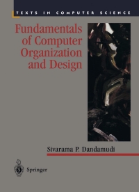 Cover image: Fundamentals of Computer Organization and Design 9780387952116