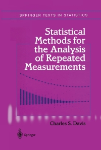 Cover image: Statistical Methods for the Analysis of Repeated Measurements 9780387953700