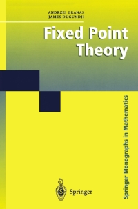 Cover image: Fixed Point Theory 9780387001739