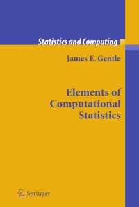 Cover image: Elements of Computational Statistics 9780387954899