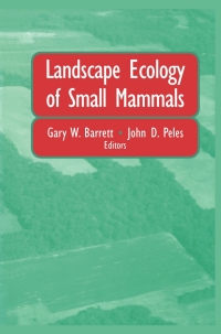 Cover image: Landscape Ecology of Small Mammals 1st edition 9780387986463