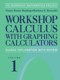 Cover image: Workshop Calculus with Graphing Calculators 9780387986364