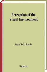 Omslagafbeelding: Perception of the Visual Environment 9780387987903