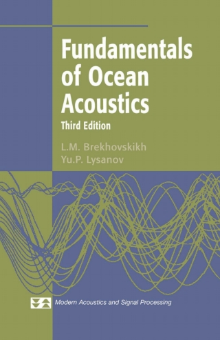 Cover image: Fundamentals of Ocean Acoustics 3rd edition 9780387954677