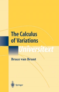 Omslagafbeelding: The Calculus of Variations 9780387402475