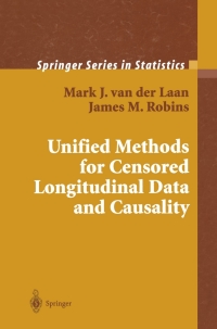 Cover image: Unified Methods for Censored Longitudinal Data and Causality 9780387955568