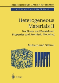 Cover image: Heterogeneous Materials 9780387001661