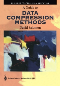 表紙画像: A Guide to Data Compression Methods 9780387952604