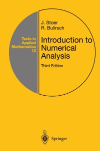 Cover image: Introduction to Numerical Analysis 3rd edition 9781441930064