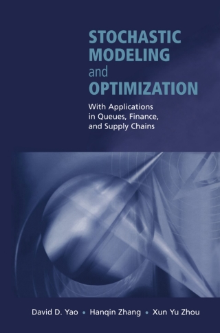 Imagen de portada: Stochastic Modeling and Optimization 1st edition 9780387955827