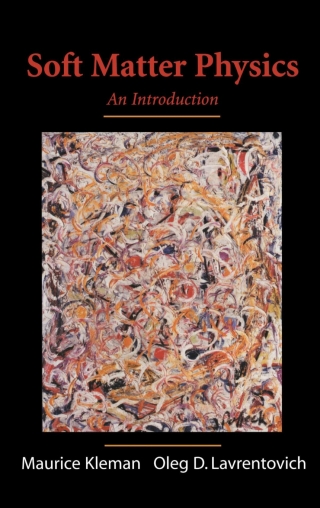 Cover image: Soft Matter Physics 9780387952673