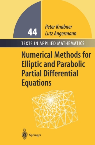 Cover image: Numerical Methods for Elliptic and Parabolic Partial Differential Equations 9780387954493
