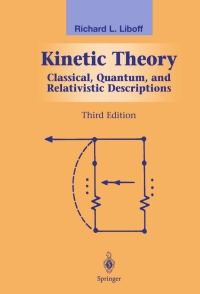 Cover image: Kinetic Theory 3rd edition 9780387955513
