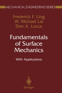 Cover image: Fundamentals of Surface Mechanics 2nd edition 9780387954233