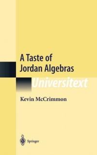 Titelbild: A Taste of Jordan Algebras 9780387954479