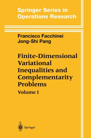 Imagen de portada: Finite-Dimensional Variational Inequalities and Complementarity Problems 9781441930637