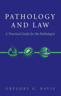 Cover image: Pathology and Law 9780387200354