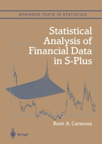 Cover image: Statistical Analysis of Financial Data in S-Plus 9780387202860