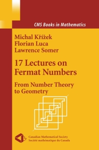 Cover image: 17 Lectures on Fermat Numbers 9781441929525