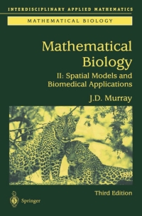 Cover image: Mathematical Biology II 3rd edition 9781475778700