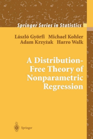 Imagen de portada: A Distribution-Free Theory of Nonparametric Regression 9780387954417