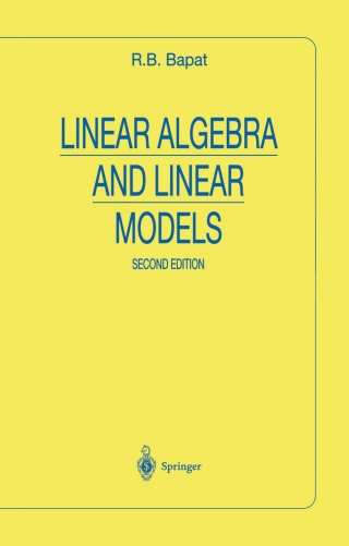 Imagen de portada: Linear Algebra and Linear Models 2nd edition 9780387988719