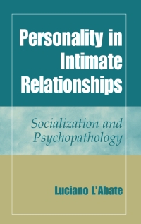 Cover image: Personality in Intimate Relationships 9780387226057