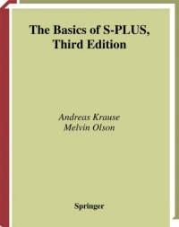 Imagen de portada: The Basics of S-PLUS 3rd edition 9780387954561