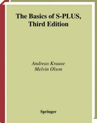 Cover image: The Basics of S-PLUS 3rd edition 9780387954561