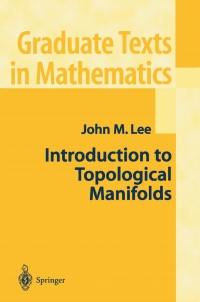 Cover image: Introduction to Topological Manifolds 9780387987590