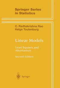 Cover image: Linear Models 2nd edition 9780387988481