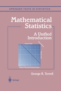 Cover image: Mathematical Statistics 9780387986210