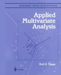 Imagen de portada: Applied Multivariate Analysis 9781441929631