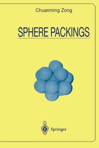 Cover image: Sphere Packings 9780387987941