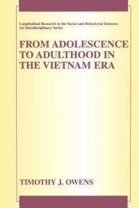 Cover image: From Adolescence to Adulthood in the Vietnam Era 9781441935595