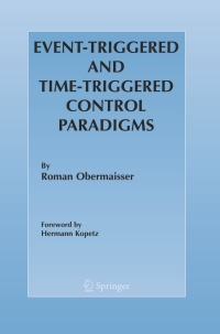 Imagen de portada: Event-Triggered and Time-Triggered Control Paradigms 9780387230436