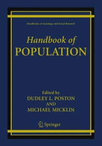 Imagen de portada: Handbook of Population 1st edition 9780306477683